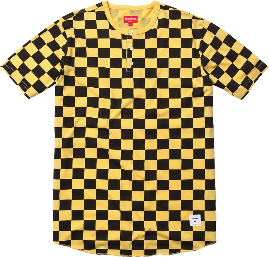 S/S Checkered Henley view 2